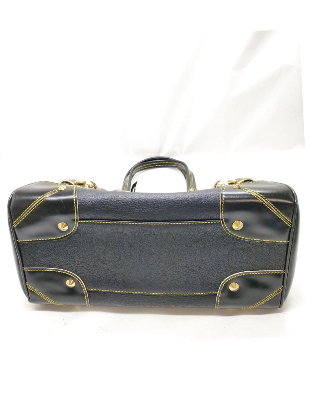 Authentic Louis Vuitton Le Radieux Suhali Black Leather Satchel Bag Luxury Bag - Picture 6 of 16